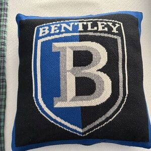 Bentley Logo Throw Pillow 20x20”